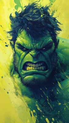 swaroopa 16.5 inch Hulk Sticker Self Adhesive Sticker(Pack of 1)