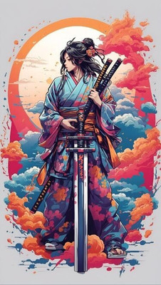 swaroopa 16.5 inch Chinese dragon sticker Self Adhesive Sticker(Pack of 1)