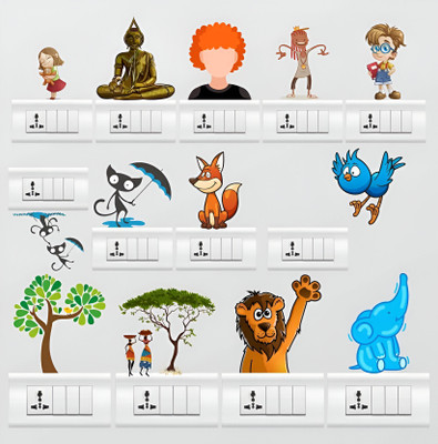 zocket 45 cm PL 321 Self Adhesive Sticker(Pack of 1)