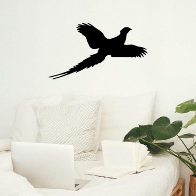 SnappyVinyl 29 cm Pheasant Bird3 Wall Decals, Easy to Apply Self Adhesive Sticker(Pack of 1)