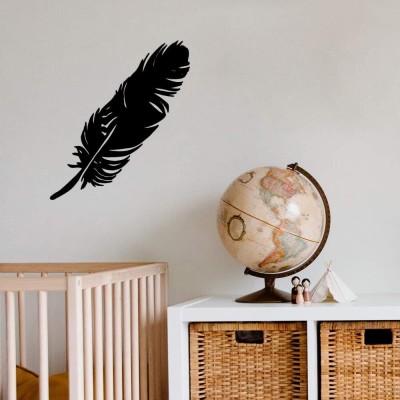 Xskin 29 cm Indian Feather5 Wall Decals, Easy to Apply and Remove Self Adhesive Sticker(Pack of 1)