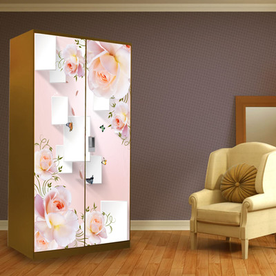 PR DESIGN SOLUTION 213.36 cm Almirah Door Wallpaper Sticker (39 inch x 84 inch ) Self Adhesive Sticker(Pack of 1)