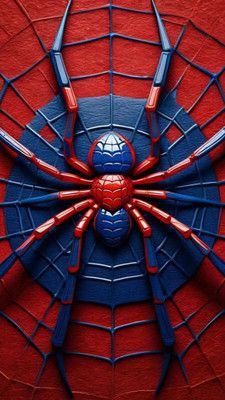 swaroopa 16.5 inch Spiderman Sticker Self Adhesive Sticker(Pack of 1)