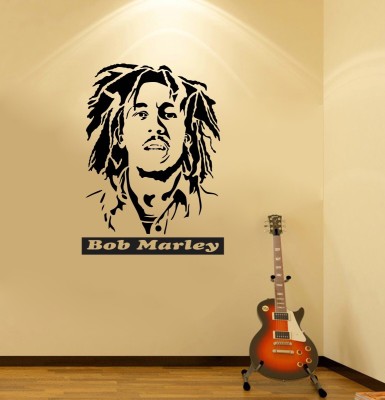 DreamKraft 43 cm Bob Marley Removable Sticker(Pack of 1)