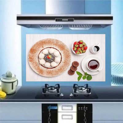 Epithet Studio 76 cm Waterproof and Anti Oil Stain Kitchen Wall Sticker Self Adhesive Sticker(Pack of 1)