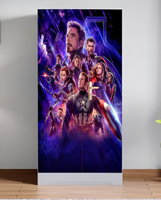 DURGAWALLCRAFT 200 cm Almirah Sticker & Door Stickers Wallpaper Big Size Wardrobe Sticker Wallpaper Self Adhesive Sticker(Pack of 1)