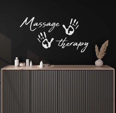 amazinghub 23 inch massage therapy spa wall sticker Self Adhesive Sticker(Pack of 1)