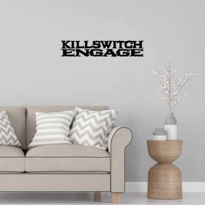 SnappyVinyl 29 cm Killswitch Engage Rock Band Self Adhesive Sticker(Pack of 1)