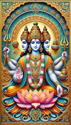 TrendVerse 91.44 cm CANVAS HD DIGITAL PRINTING STICKER LATEST 238 Self Adhesive Sticker(Pack of 1)