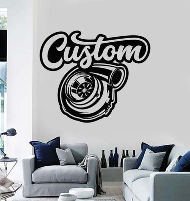 Xskin 27 cm Custom Motors Service Auto Repair Self Adhesive Sticker(Pack of 1)