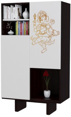 WALLDESIGN 30.48 cm Dancing Ganesha Copper (Small) Self Adhesive Sticker(Pack of 1)