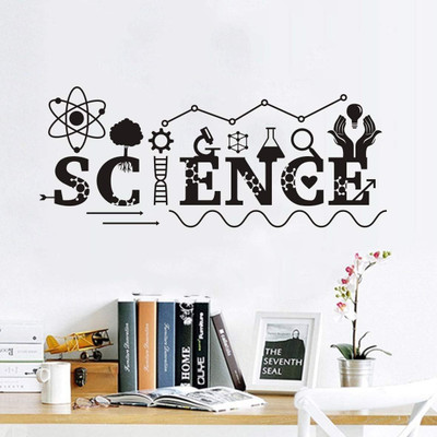 STIKHUB 60 cm long size science experiment practical wall stickres Self Adhesive Sticker(Pack of 1)