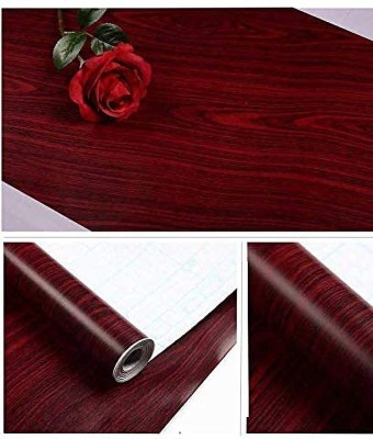 A1 Decor 288 cm PVC Wooden Wallpaper Sticker -BT Wood -12X24 Inch Self Adhesive Sticker(Pack of 1)