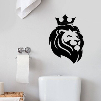 SnappyVinyl 27 cm King Of Jungle Animal Tribal Wall Sticker PVC Vinyl Self Adhesive Sticker(Pack of 1)