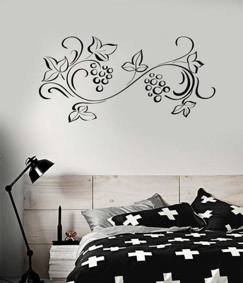 SnappyVinyl 27 cm Floral Ornament Pattern Self Adhesive Sticker(Pack of 1)
