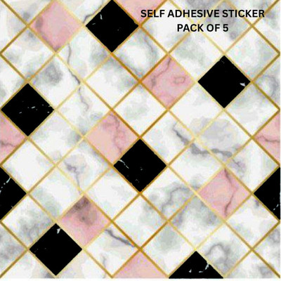 ambdded 200 cm AMB-STICKER-020-PACKOF5 Self Adhesive Sticker(Pack of 5)