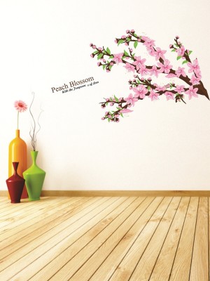 ZEN TREK 45 cm graceful wall sticker Self Adhesive Sticker(Pack of 1)