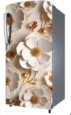 SNADVERTISING 124.46 cm Single Door Fridge Sticker, Removable,Peel&stick Easy To Apply Sticker Self Adhesive Sticker(Pack of 1)