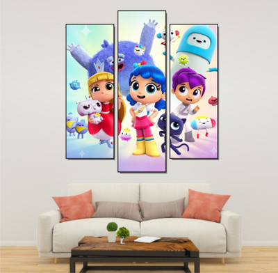 parth decor 60 cm Topper True and The Rainbow kingdom 3D WALL STICKER (56X60)CM Self Adhesive Sticker(Pack of 1)