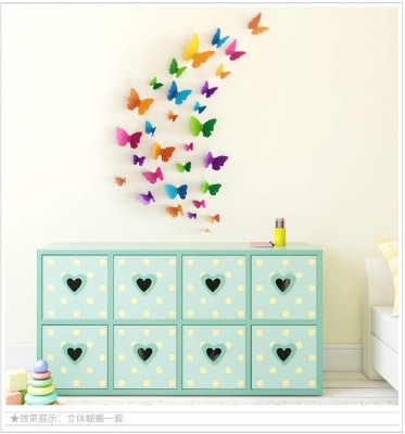 JAAMSO ROYALS 60 inch HD Butterfly Wall Sticker Self Adhesive Sticker(Pack of 1)