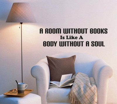 Xskin 15 cm Phrase Words of Wisdom Self Adhesive Sticker(Pack of 1)