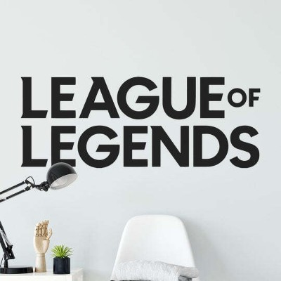 Xskin 59 cm League of Legends Logo Self Adhesive Sticker(Pack of 1)