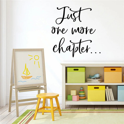SnappyVinyl 30 cm Reading Wall Self Adhesive Sticker(Pack of 1)