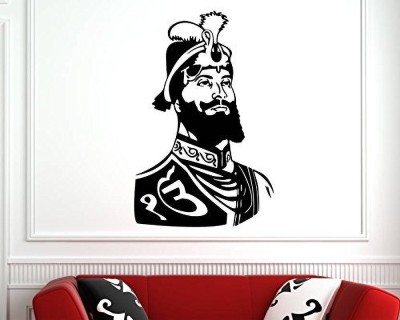 Xskin 60 cm Guru Gobind Singh Ji , Wall Sticker Easy to Apply and Remove Self Adhesive Sticker(Pack of 1)