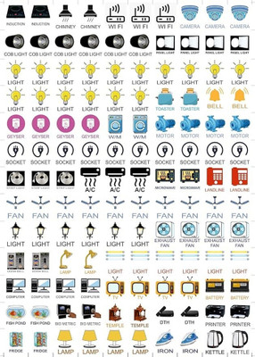 MOREL 1 cm SWITCH STICKERS Self Adhesive Sticker(Pack of 1)
