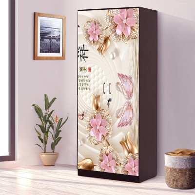 WallWear 213 cm China Flower Almira Self Adhesive Sticker(Pack of 1)