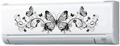 Azan Creation 58 cm Butterfly swirl AC STICKER Self Adhesive Sticker(Pack of 1)