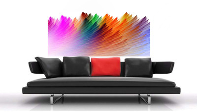 Epithet Studio 22 cm Decorative Abstract Vinyl Decorative Wall Sticker (22Cm X 55Cm) Self Adhesive Sticker(Pack of 1)