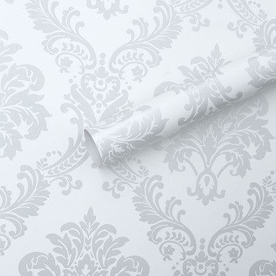 Anna Stella 304.8 cm Self Adhesive Stickers Waterproof Vinyl PVC Floral Wallpaper Self Adhesive Sticker(Pack of 1)