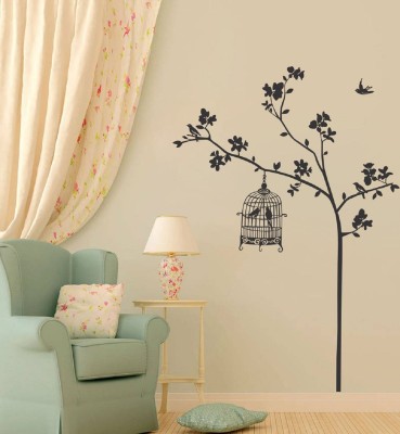 STICKER STUDIO 60 cm Wall Sticker (tree causes,Surface Covering Area - 60 x 88 cm) Removable Sticker(Pack of 1)