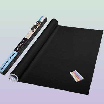 POLYGON 45 cm Writing board decal sheet 45x200cm for residential workplace learning Removable Sticker(Pack of 1)