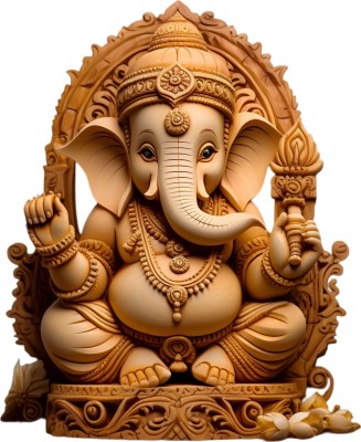 SAJAOHATKE 50 cm Bal ganesha Self Adhesive Sticker(Pack of 1)