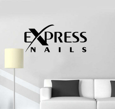 SnappyVinyl 27 cm 2Express Nails Self Adhesive Sticker(Pack of 1)