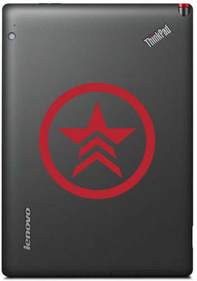 Xskin 4 cm Mass Effect Renegade Computer Game Self Adhesive Sticker(Pack of 1)