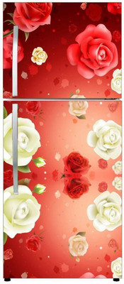 parth decor 160 cm DOUBLE DOOR FRIDGE STICKER (60X160) CM Self Adhesive Sticker(Pack of 1)