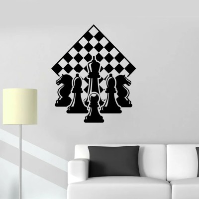 Xskin 42 cm Chess Player Self Adhesive Sticker(Pack of 1)