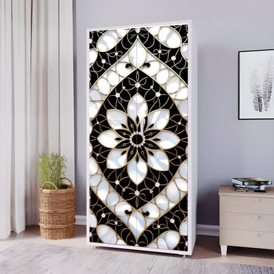Durga Quality Creation 200 cm Almirah Sticker & Door Stickers Wallpaper Big Size Wardrobe Sticker Wallpaper Self Adhesive Sticker(Pack of 1)
