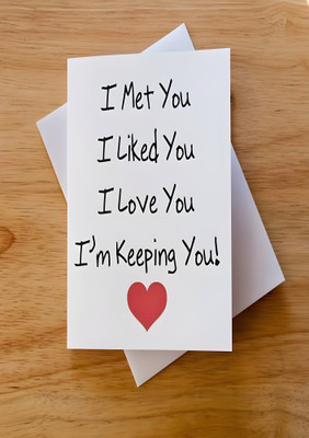 Dumdic 30 cm I'M Keeping On You A4 Strong Self Adhesive Sticker(Pack of 1)