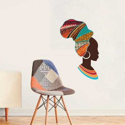 Psychedelic Collection 40 cm Decorative and attractive designer sticker 124 Self Adhesive Sticker(Pack of 1)