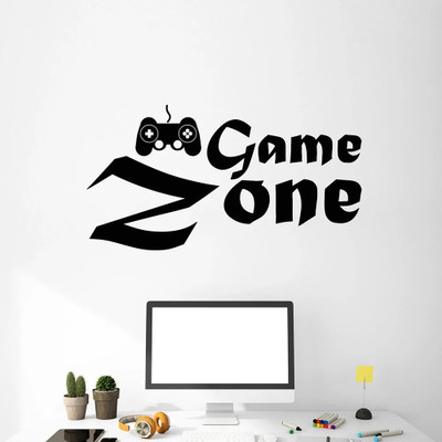 Xskin 30 cm Game Zone Wall Self Adhesive Sticker(Pack of 1)