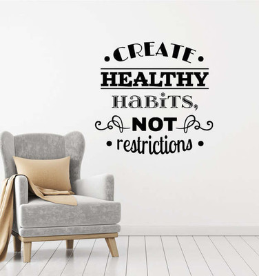 Xskin 27 cm Inspiring Words Create Self Adhesive Sticker(Pack of 1)