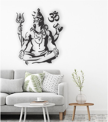 crystalsign 91.44 cm SHIVA Decorative Wall Sticker (24 inch x 36 inch) Self Adhesive Sticker(Pack of 1)