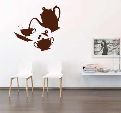 MIIKOR 70 cm Coffee | Non-Reusable Sticker Self Adhesive Sticker(Pack of 1)