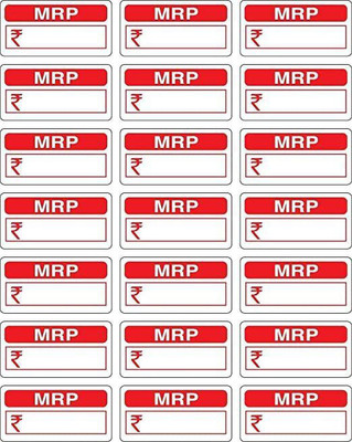 RAIMO 7.62 cm MRP Sticker Labels Self Adhesive Sticker(Pack of 500)