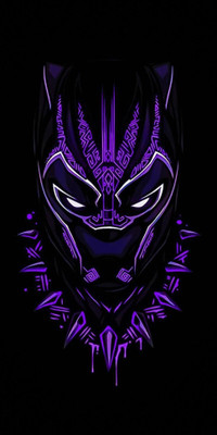 swaroopa 16.5 inch Black Panther Sticker Self Adhesive Sticker(Pack of 1)