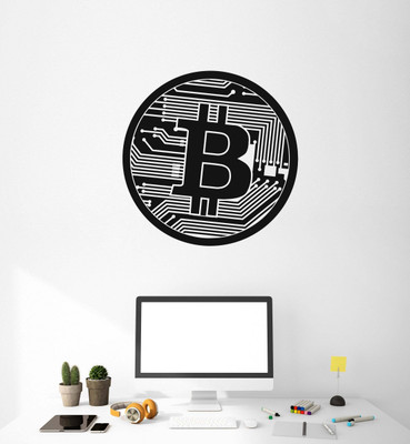 Xskin 27 cm Cryptocurrency Self Adhesive Sticker(Pack of 1)